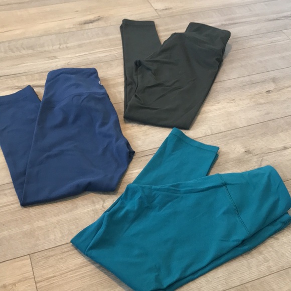 Pants - 🔸3🔸 90 Degree by Reflex High Waisted Leggings